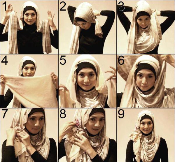 Tutorial Hijab Shawl